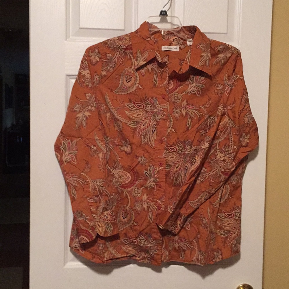 Cold water Creek cotton shirt